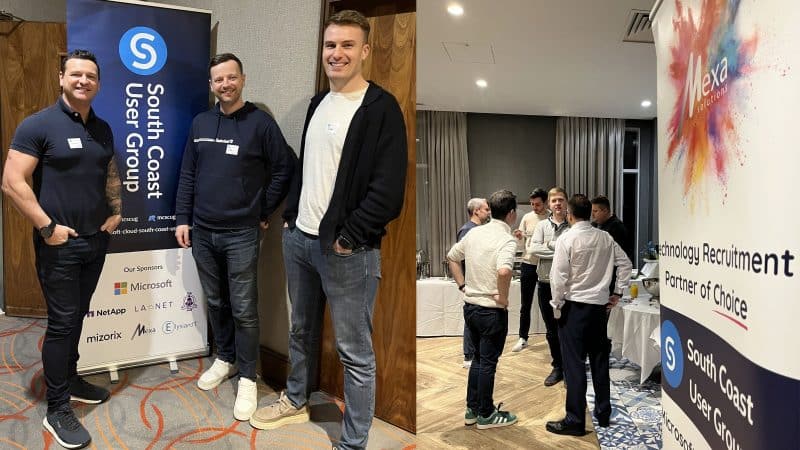 Mexa solutions team at the user event