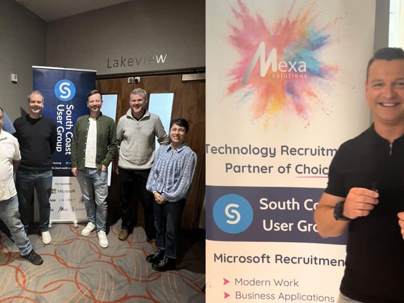 mexa solutions team at the south coast cloud user group